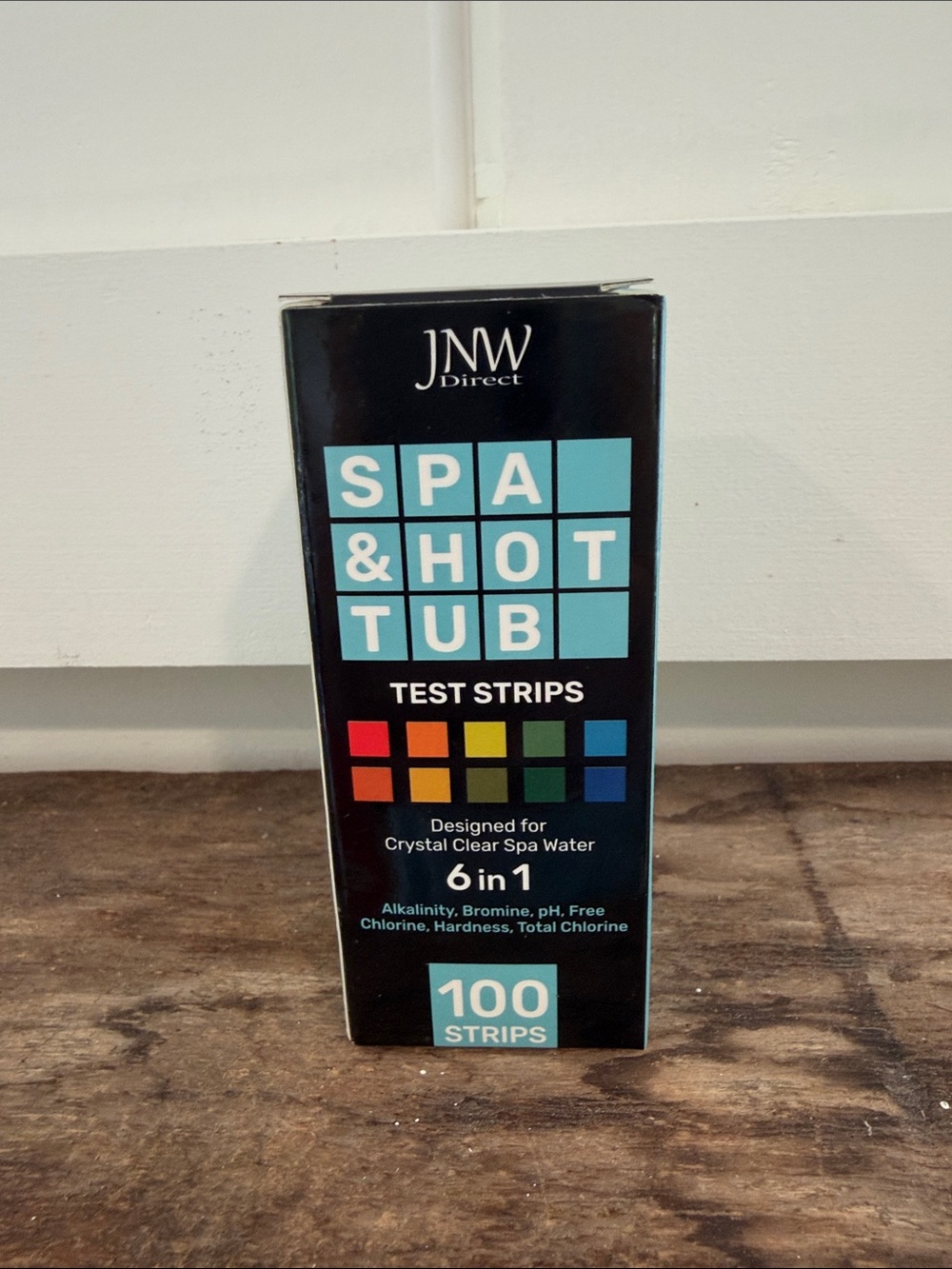 Aqua Blue Test Strip Kit Box